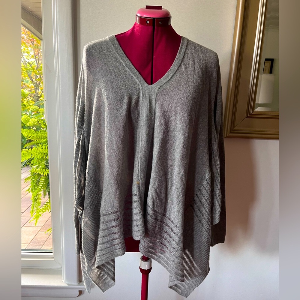 ALLSAINTS HANDKERCHIEF VNECK SWEATER